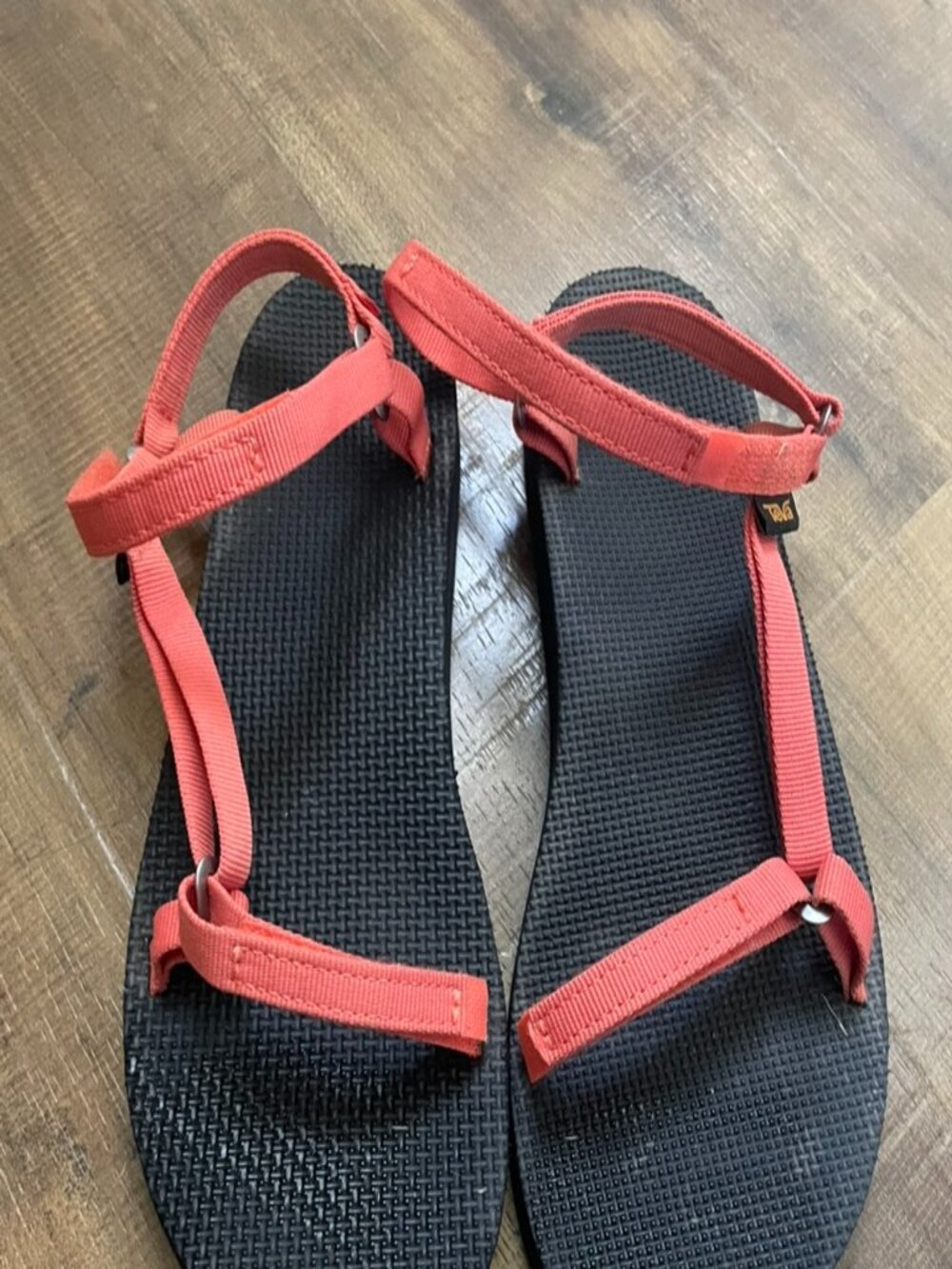 Teva Original Universal Sandals Womens Size 8 Coral Rust Sport Hiking Water Sand